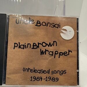 Uncle Bonsai Plain Brown Wrapper CD Unreleased‎ Songs 1984-1989 Yellow Tail